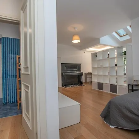 דירה Elegant Loft In Con Wifi E Ac *